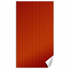 Orange Lego Texture Macro, Orange Dots Background Canvas 40  X 72  by kyorashop23