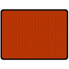 Orange Lego Texture Macro, Orange Dots Background Fleece Blanket (large) by kyorashop23