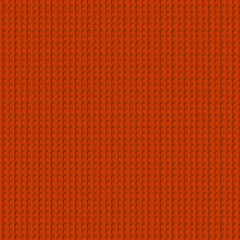 Orange Lego Texture Macro, Orange Dots Background Play Mat (square) by kyorashop23