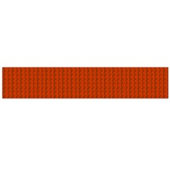 Orange Lego Texture Macro, Orange Dots Background Large Premium Plush Fleece Scarf 