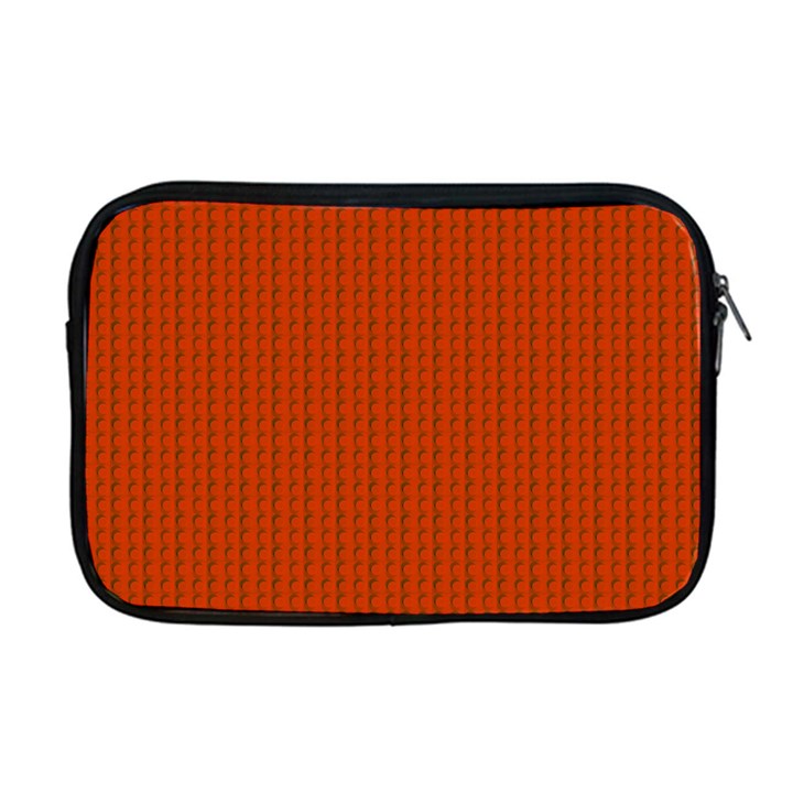 Orange Lego Texture Macro, Orange Dots Background Apple MacBook Pro 17  Zipper Case