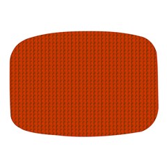 Orange Lego Texture Macro, Orange Dots Background Mini Square Pill Box by kyorashop23