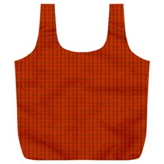 Orange Lego Texture Macro, Orange Dots Background Full Print Recycle Bag (xxxl) by kyorashop23