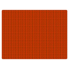 Orange Lego Texture Macro, Orange Dots Background Premium Plush Fleece Blanket (extra Small) by kyorashop23