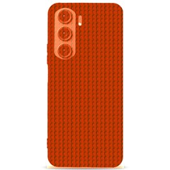 Orange Lego Texture Macro, Orange Dots Background Samsung Galaxy S24 Plus 6 7 Inch Black Tpu Uv Case by kyorashop23