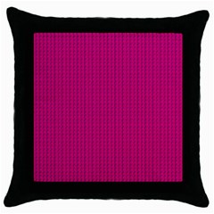 Purple Lego Texture Macro, Purple Dots Background Throw Pillow Case (black) by kyorashop23