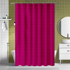 Purple Lego Texture Macro, Purple Dots Background Shower Curtain 48  X 72  (small)  by kyorashop23