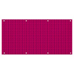 Purple Lego Texture Macro, Purple Dots Background Banner And Sign 8  X 4  by kyorashop23