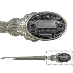 Classic Style Car Parked At Urban Street Letter Opener by dflcprintsclothing