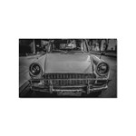 Classic Style Car Parked At Urban Street Sticker Rectangular (100 pack) Front