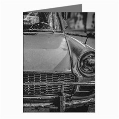 Classic Style Car Parked At Urban Street Greeting Cards (pkg Of 8) by dflcprintsclothing