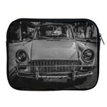 Classic Style Car Parked At Urban Street Apple iPad 2/3/4 Zipper Cases Front