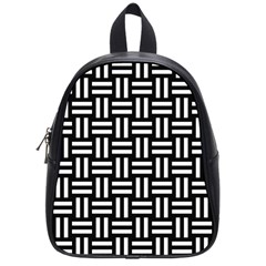 Frets Mosaic Pattern Geometric School Bag (small) by Bedest