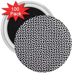 Marble Cracked Pattern Surface 3  Magnets (100 pack) Front