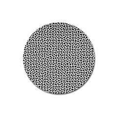 Marble Cracked Pattern Surface Magnet 3  (round) by Bedest