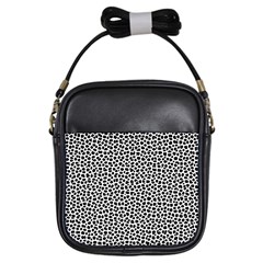 Marble Cracked Pattern Surface Girls Sling Bag by Bedest