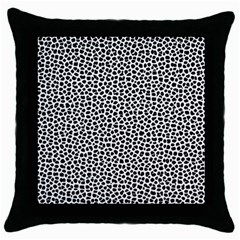 Marble Cracked Pattern Surface Throw Pillow Case (black) by Bedest