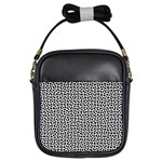 Marble Cracked Pattern Surface Girls Sling Bag Front