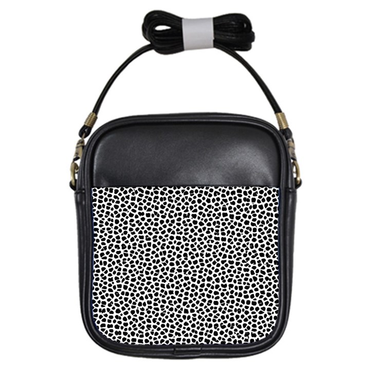 Marble Cracked Pattern Surface Girls Sling Bag