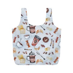 Coffee Mania Caffeine Full Print Recycle Bag (M)