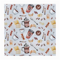 Coffee Mania Caffeine Medium Glasses Cloth (2 Sides) by Bedest