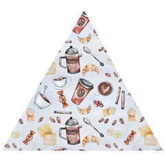 Coffee Mania Caffeine Wooden Puzzle Triangle by Bedest