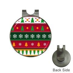 Christmas Time Pattern Christmas Ornament Hat Clips With Golf Markers by Bedest