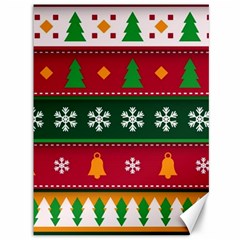 Christmas Time Pattern Christmas Ornament Canvas 36  X 48  by Bedest