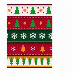 Christmas Time Pattern Christmas Ornament Large Garden Flag (two Sides) by Bedest