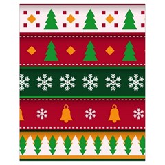 Christmas Time Pattern Christmas Ornament Drawstring Bag (small) by Bedest