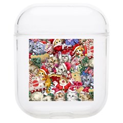 Pattern Kitten Christmas Soft Tpu Airpods 1/2 Case