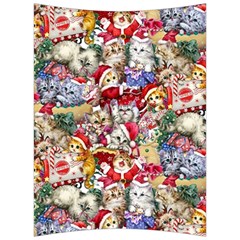 Pattern Kitten Christmas Back Support Cushion