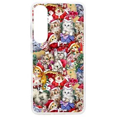 Pattern Kitten Christmas Samsung Galaxy S24 Ultra 6 9 Inch Tpu Uv Case by Bedest