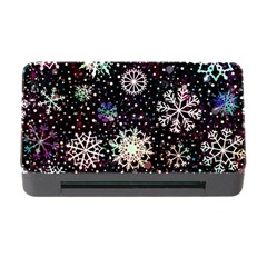 Shiny Winter Snowflake Abstract Christmas Cold Crystal December Memory Card Reader with CF