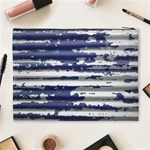 Metallic Rhythm Print Cosmetic Bag (XL) Back