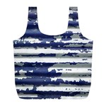 Metallic Rhythm Print Full Print Recycle Bag (L) Front