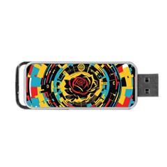 Therose Portable Usb Flash (two Sides) by DaMorClothingCompany