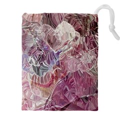 Hidden Heart Drawstring Pouch (5xl) by kaleidomarblingart