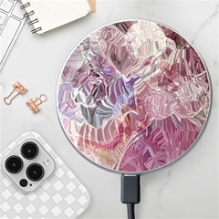 Hidden Heart Wireless Fast Charger(white) by kaleidomarblingart