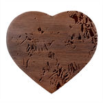 Hidden Heart Heart Wood Jewelry Box Front