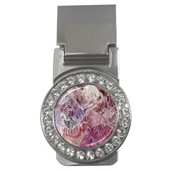 Hidden Heart Money Clips (cz)  by kaleidomarblingart