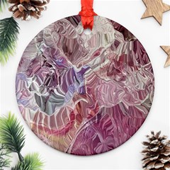 Hidden Heart Round Ornament (two Sides)