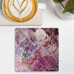 Hidden Heart Uv Print Square Tile Coaster  by kaleidomarblingart