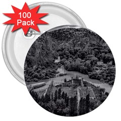 Florentino Ameghino Dam, Chubut, Argentina 3  Buttons (100 Pack)  by dflcprintsclothing