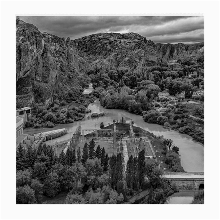 Florentino ameghino dam, chubut, argentina Medium Glasses Cloth