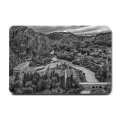 Florentino Ameghino Dam, Chubut, Argentina Small Doormat by dflcprintsclothing