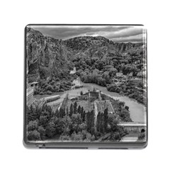 Florentino Ameghino Dam, Chubut, Argentina Memory Card Reader (square 5 Slot) by dflcprintsclothing