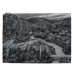 Florentino Ameghino Dam, Chubut, Argentina Cosmetic Bag (xxl) by dflcprintsclothing