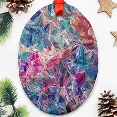 Blue Blend Ornament (oval)