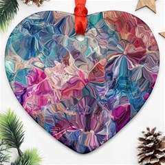 Blue Blend Ornament (heart)